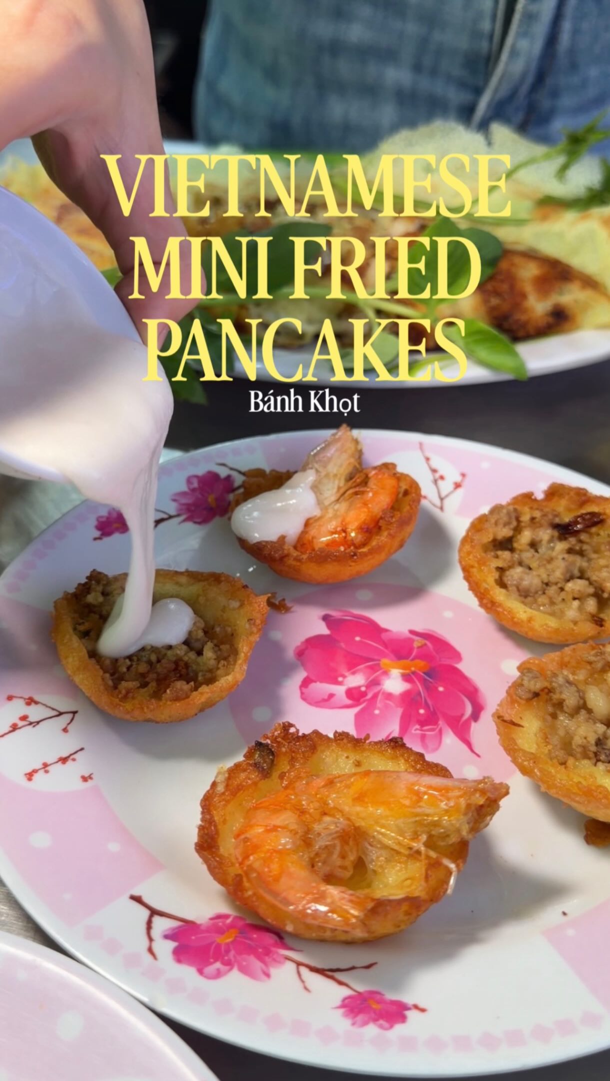 Crispy Vietnamese Bánh Khọt with Shrimp