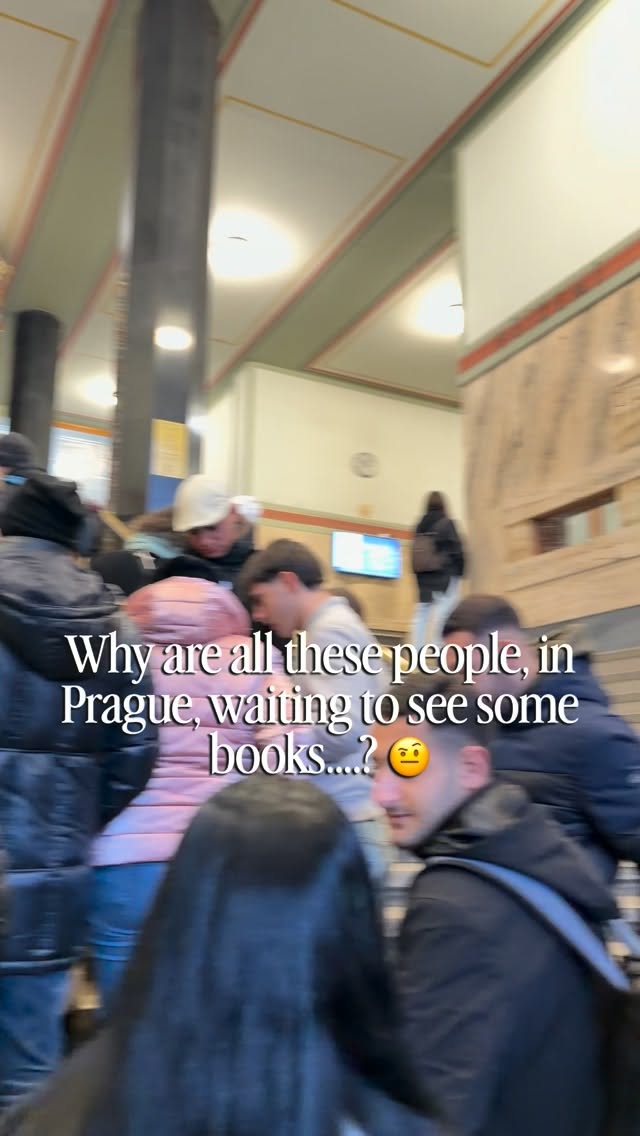 Prague's Iconic Landmarks And Tower Of Books