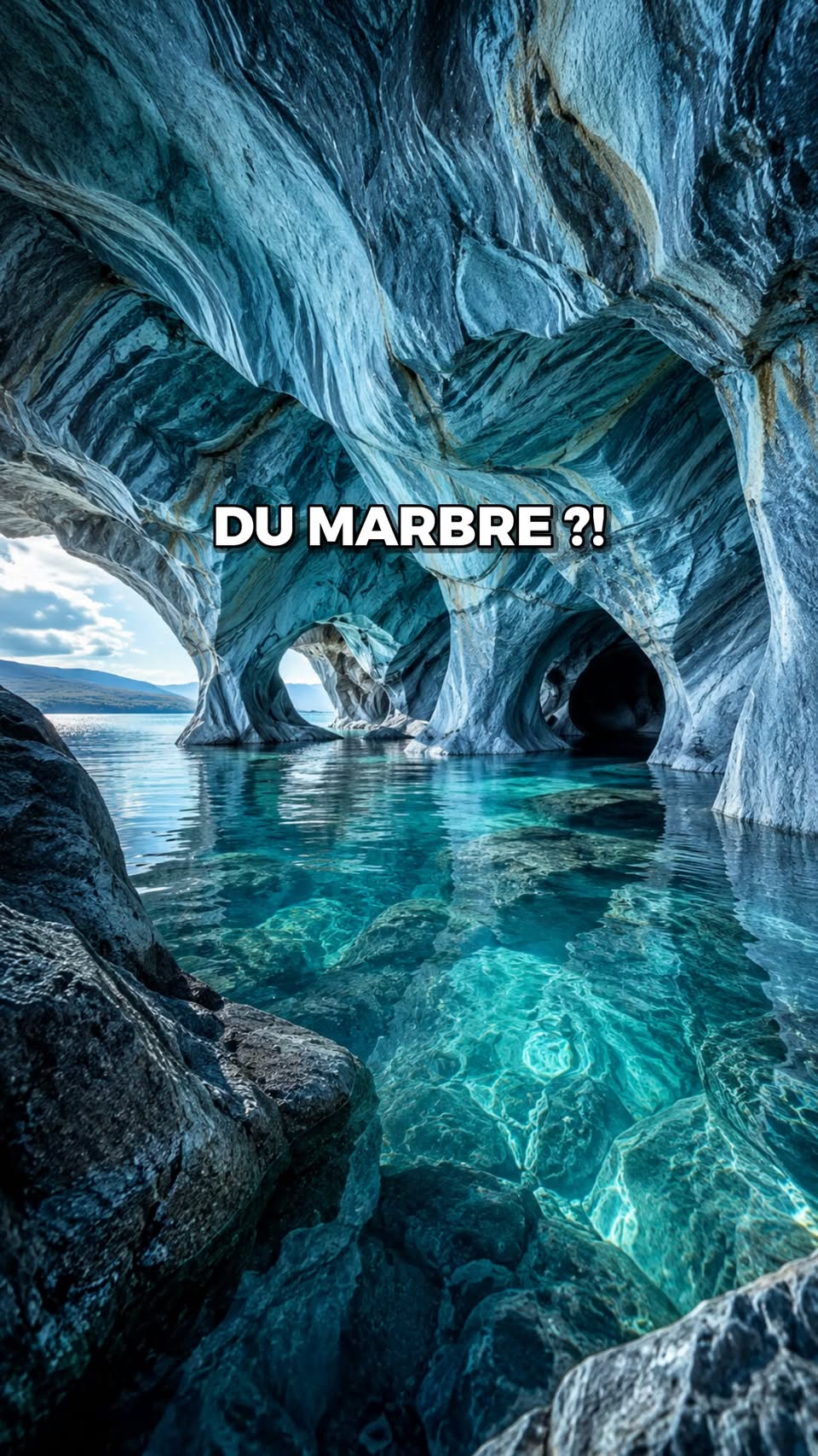 Patagonian Marble Caves on General Carrera Lake