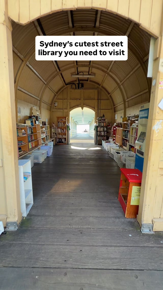 Sydney's Cutest Street Library At Balmain Wharf