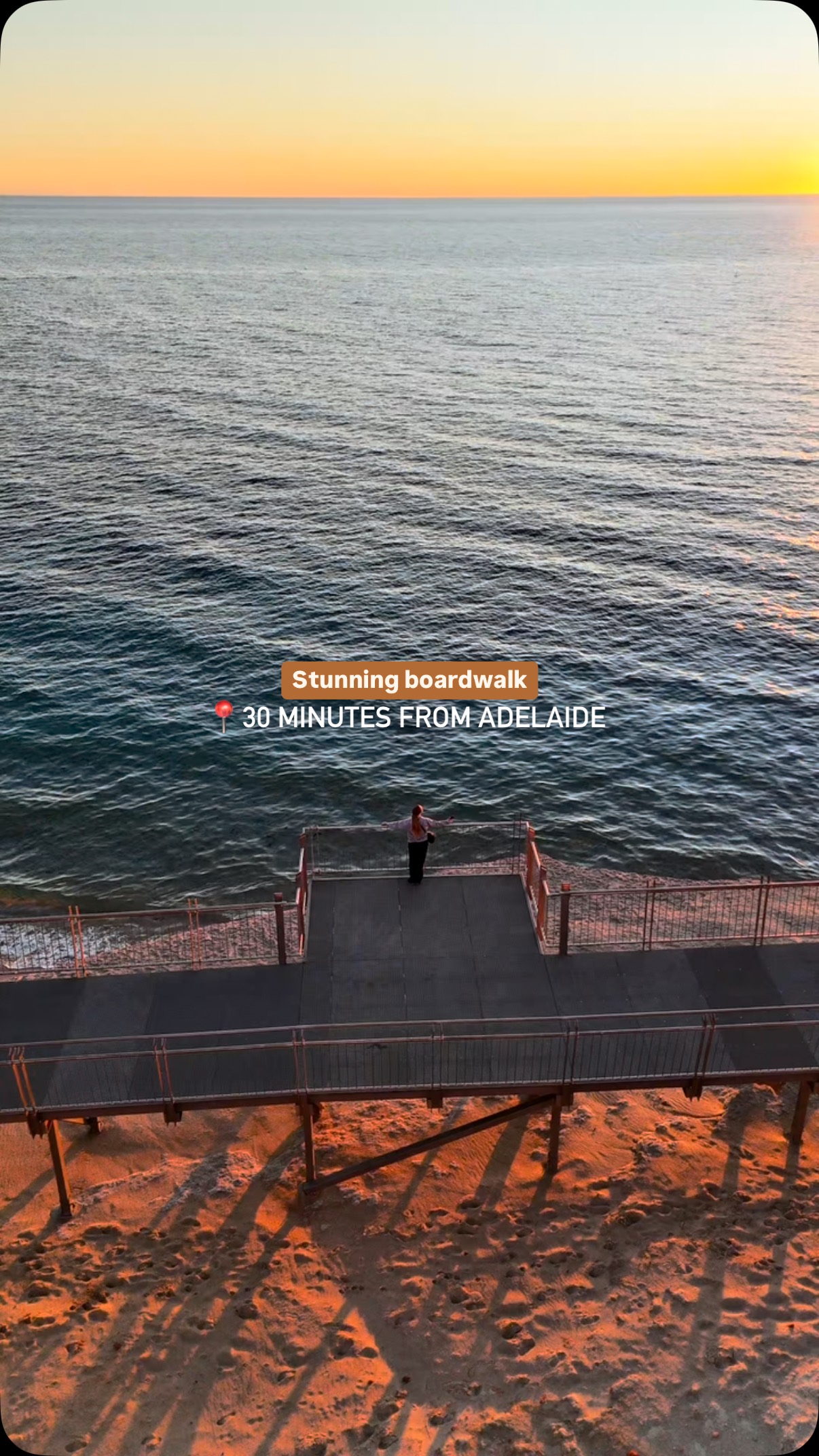 Port Noarlunga Jetty's Scenic Boardwalk and Sunset Views