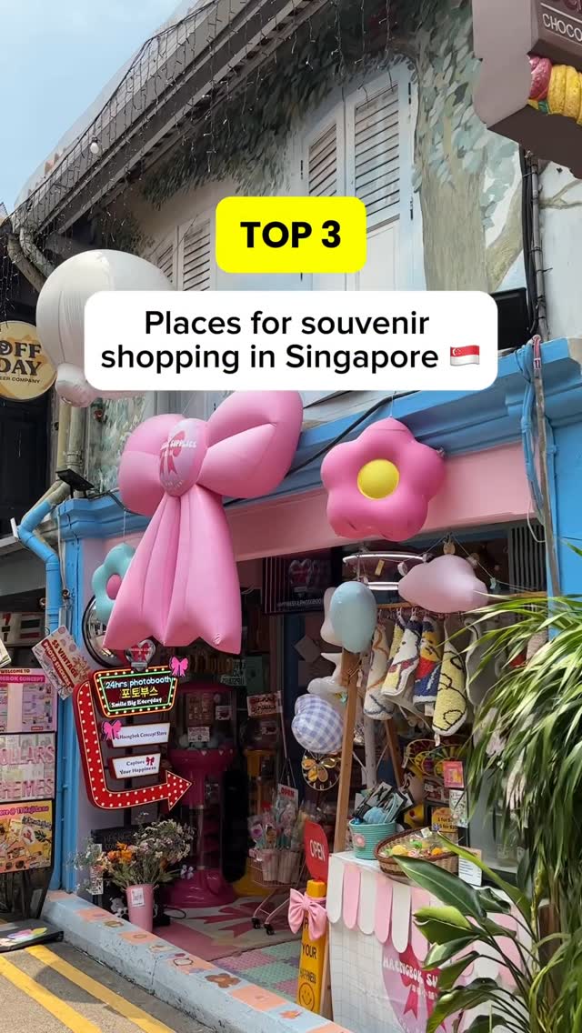 Chinatown, Bugis Street, and Lucky Plaza for Souvenirs