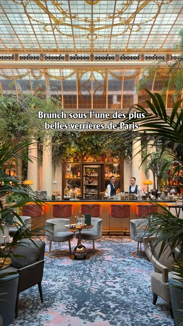 Chic Parisian Brunch Under A Grand Glass Roof