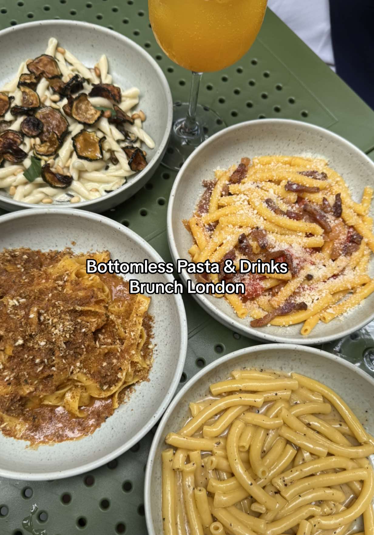 Bottomless Pasta and Spritz Brunch at Noci
