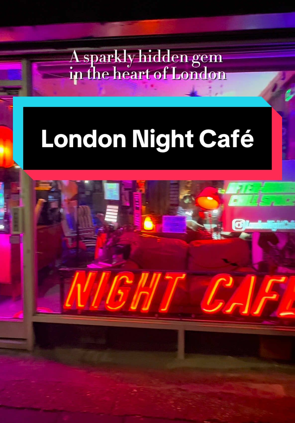 London Night Cafe: An Alcohol-Free Neon Paradise