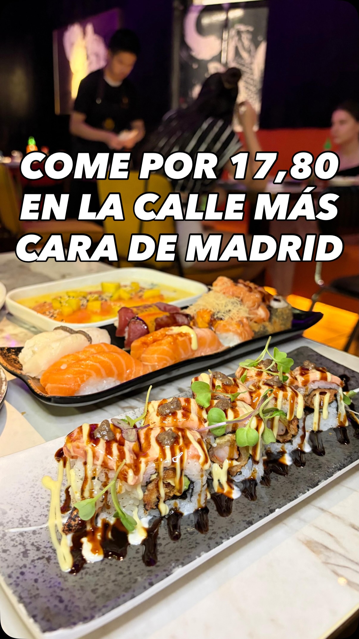 Madrid's Exclusive Sushi Buffet Offers Affordable Luxury