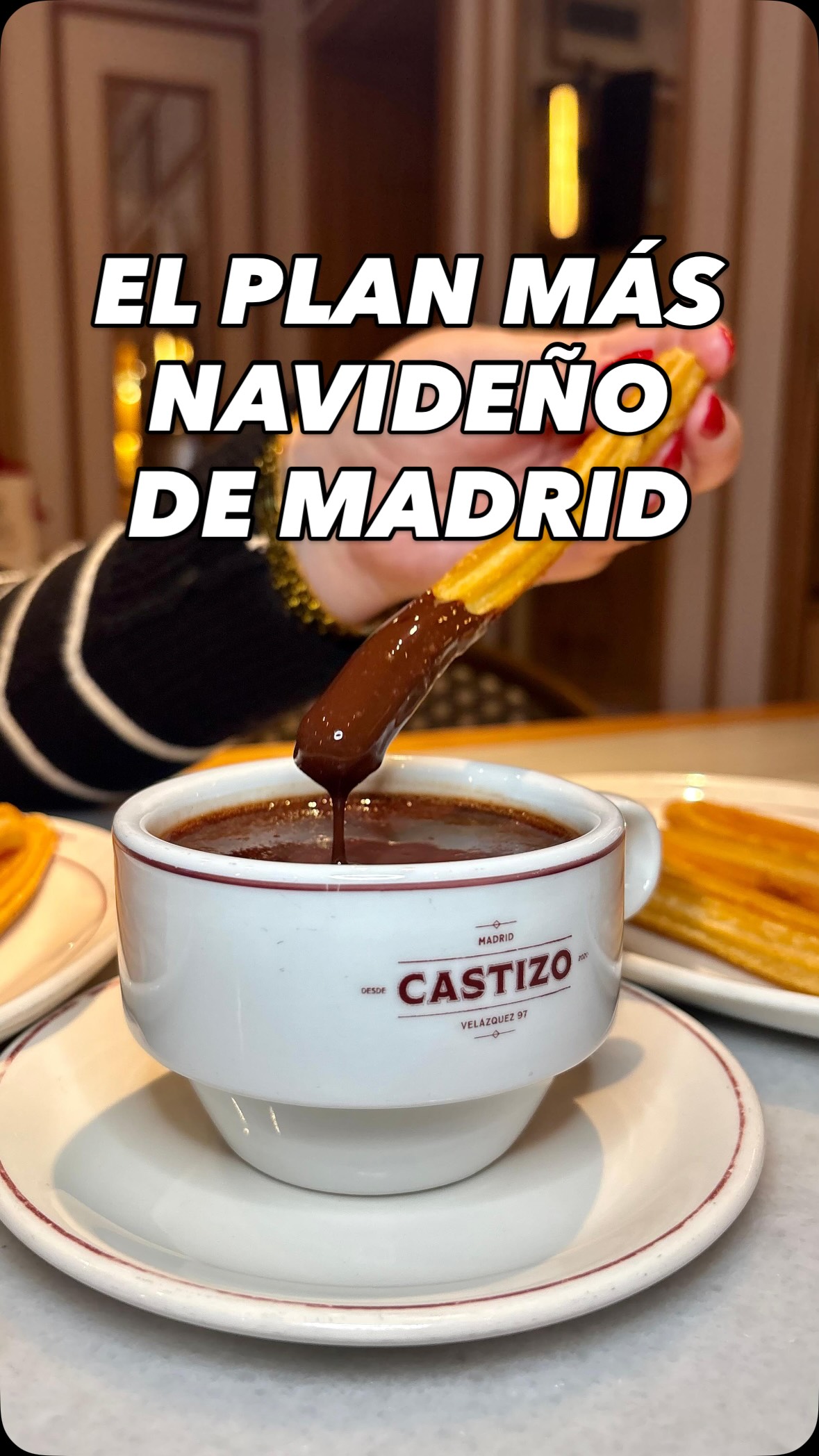 Madrid's Famous Chocolate With Churros