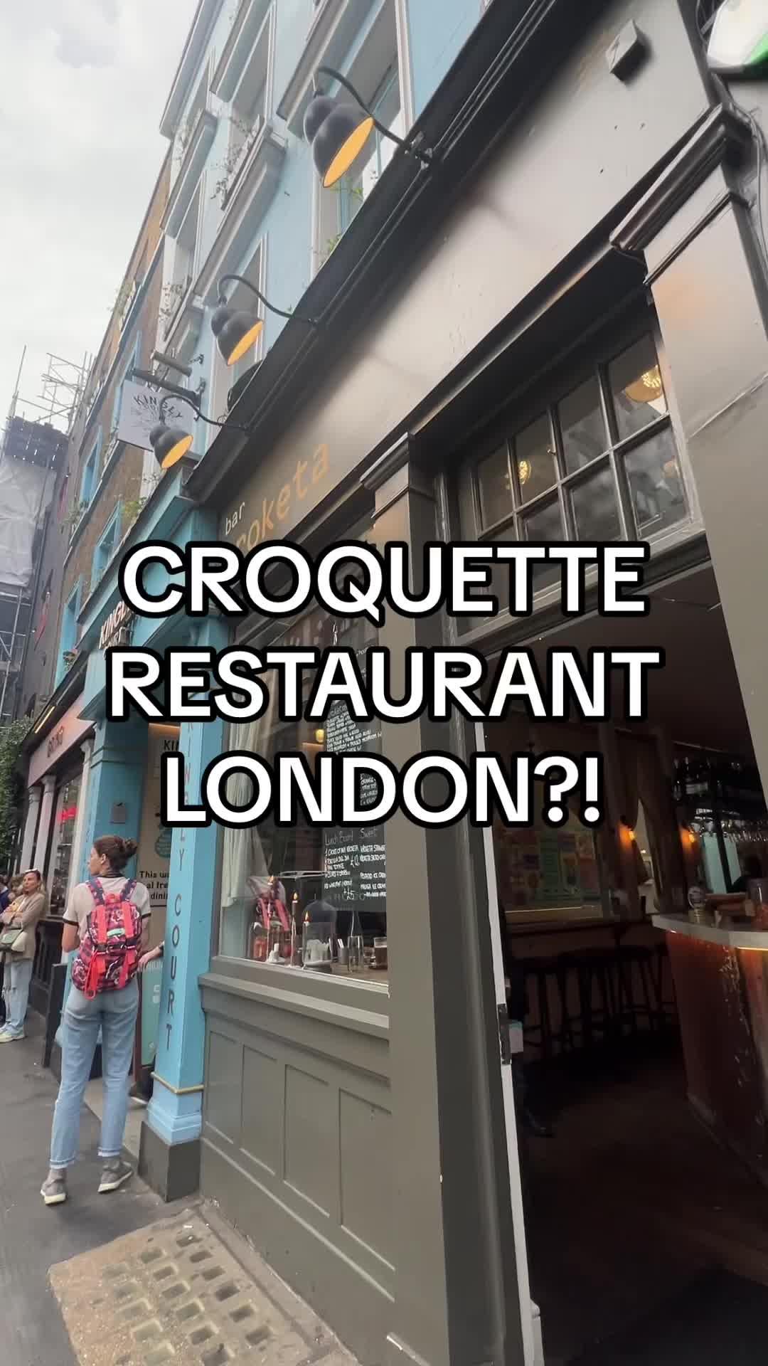 London Restaurant Serves Diverse Spanish Croquettes