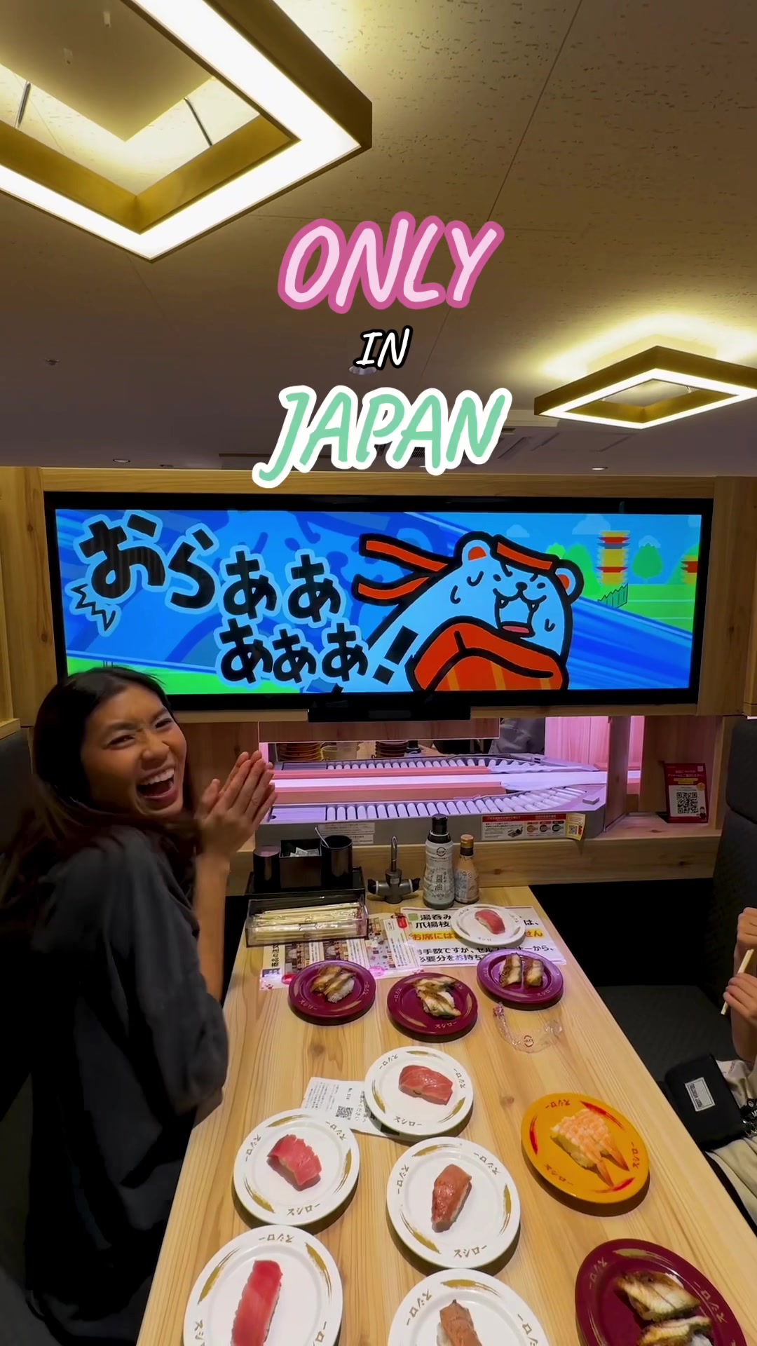 Virtual Gaming Sushi Train Offers Prizes in Tokyo