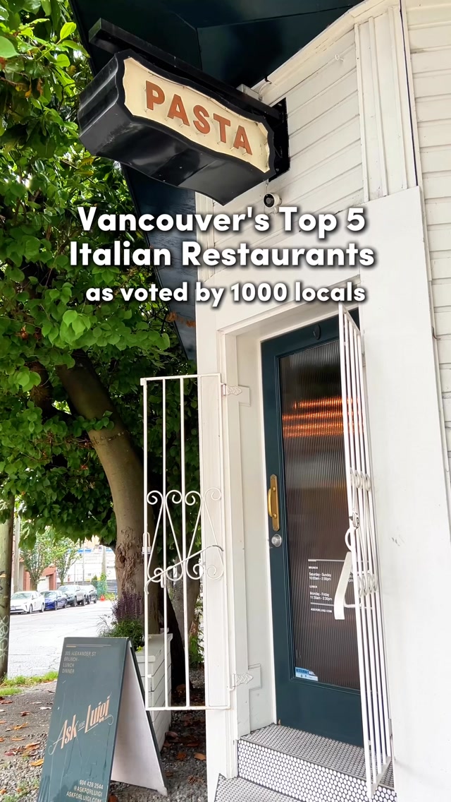 Vancouver's Best Italian Restaurants