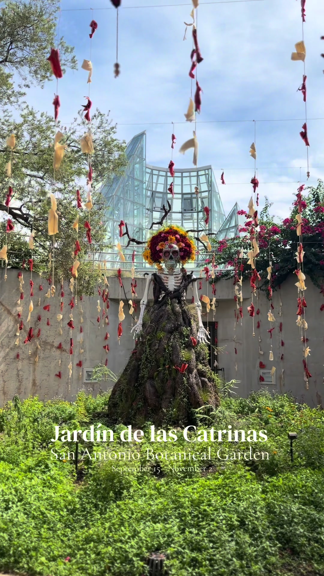 Botanical Garden Features Catrina Exhibit