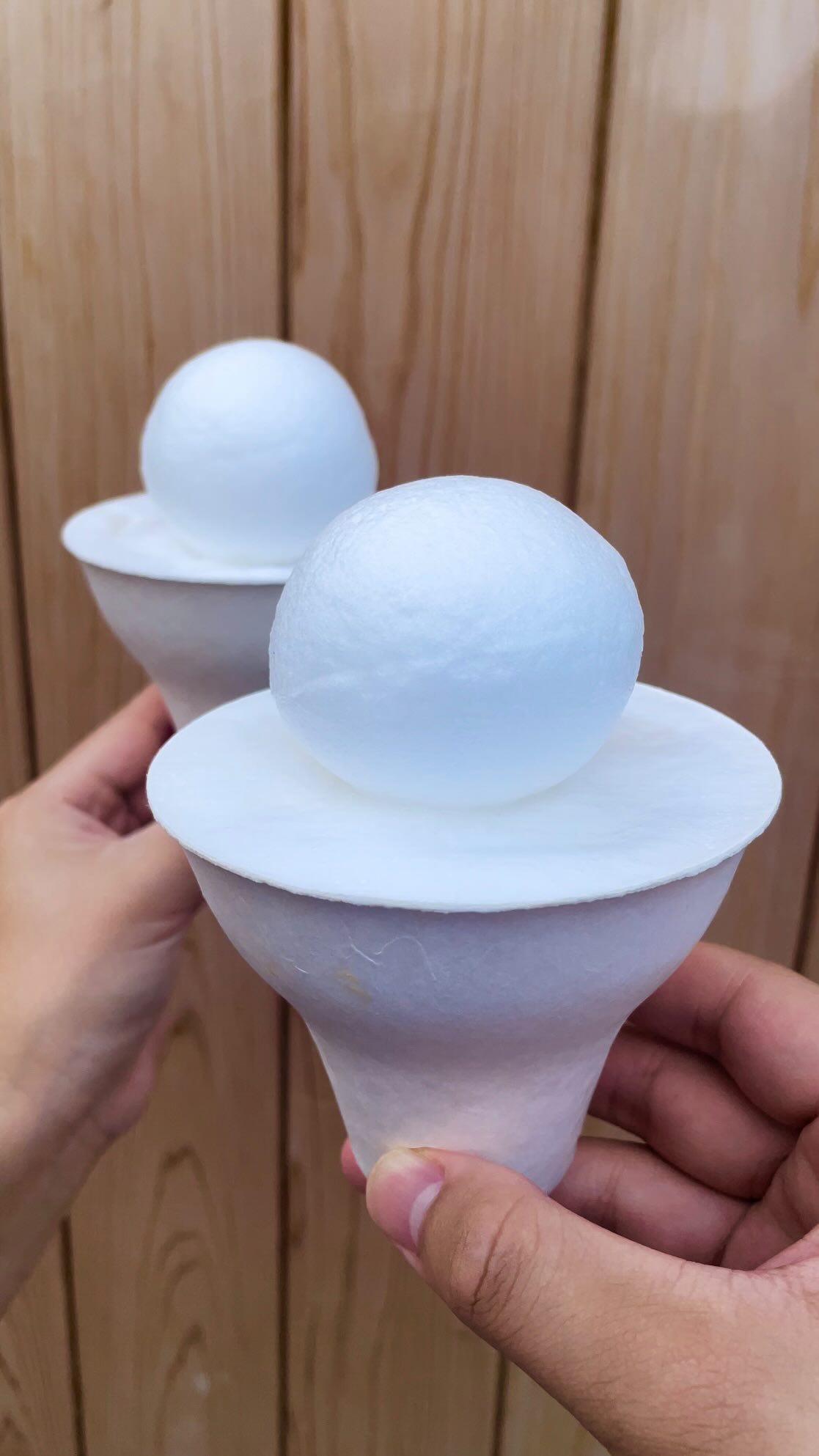 Fukuoka's Plump Marshmallow Ice Cream