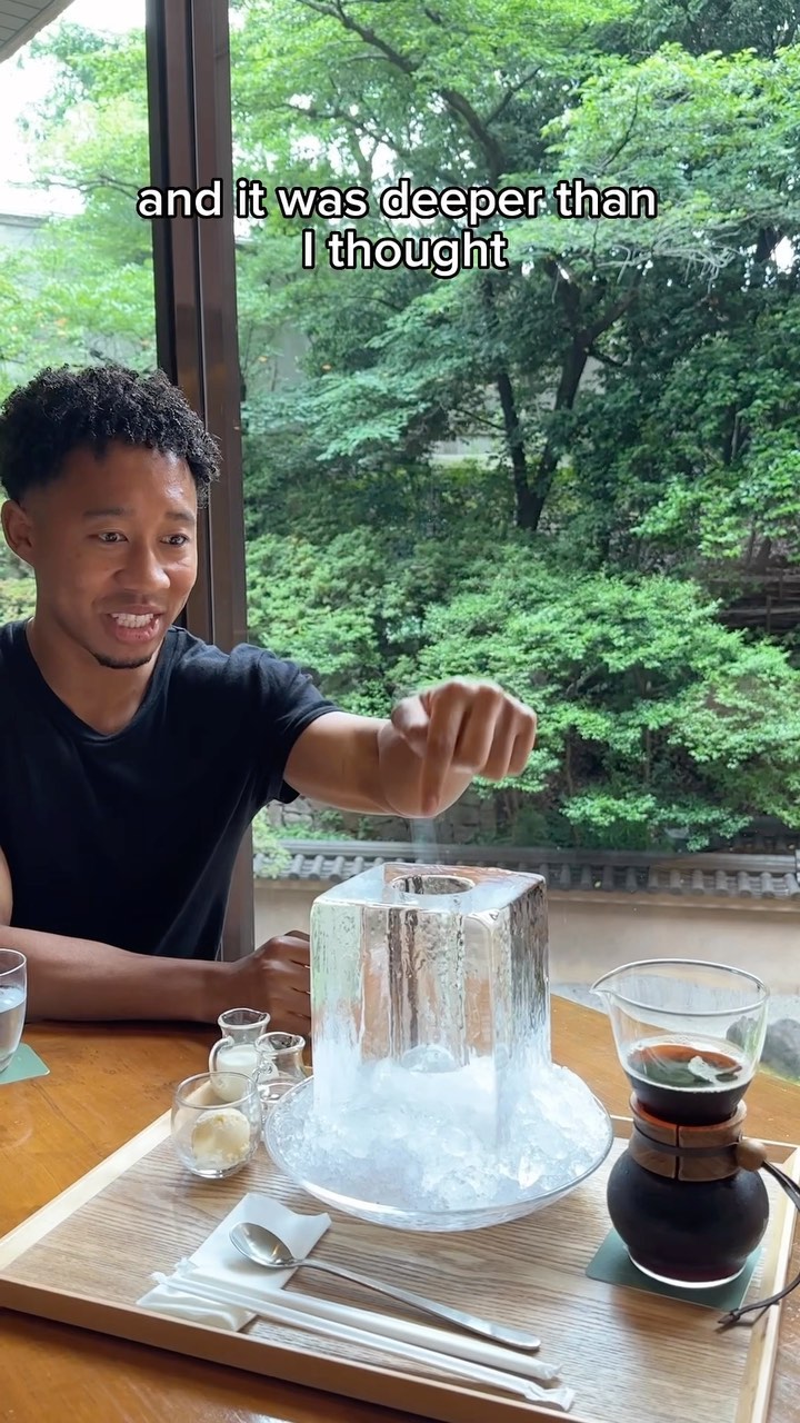 Kyoto Cafe Features Coffee In Ice