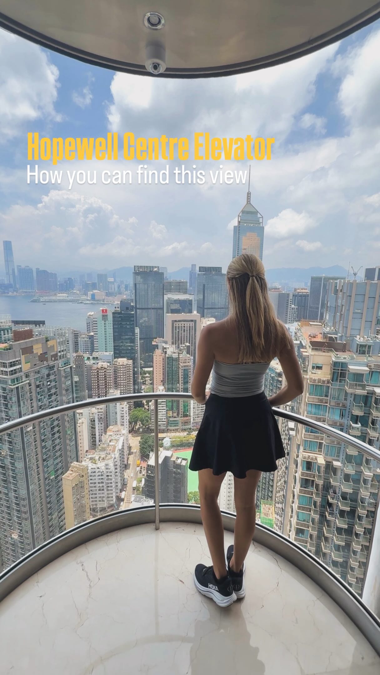 Hong Kong Observation Elevator Offers City Views