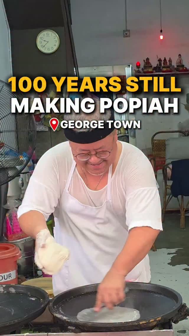 Penang's Century-Old Handmade Popiah Skin Tradition