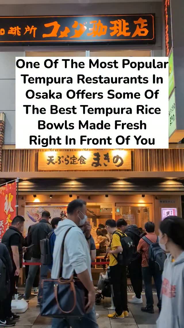 Freshly Made Tempura Served One By One