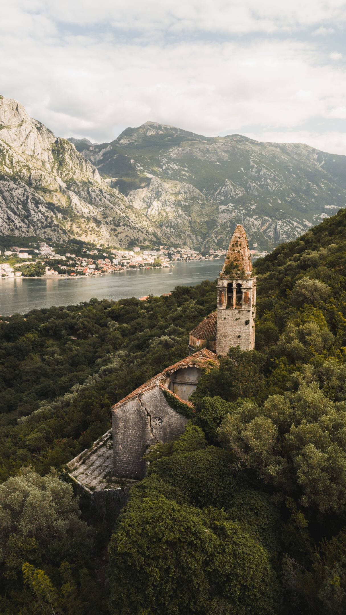 Montenegrin Bay Churches Near Kotor