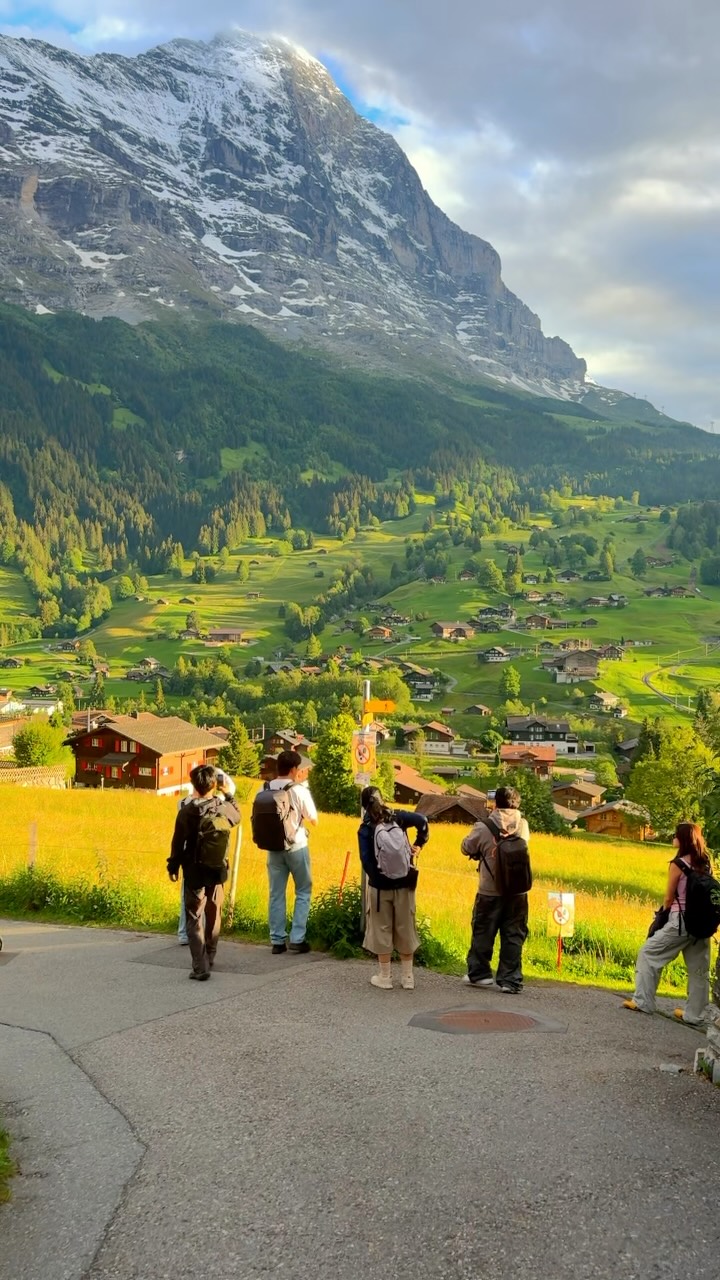 Grindelwald's Scenic Beauty And Sunset Views