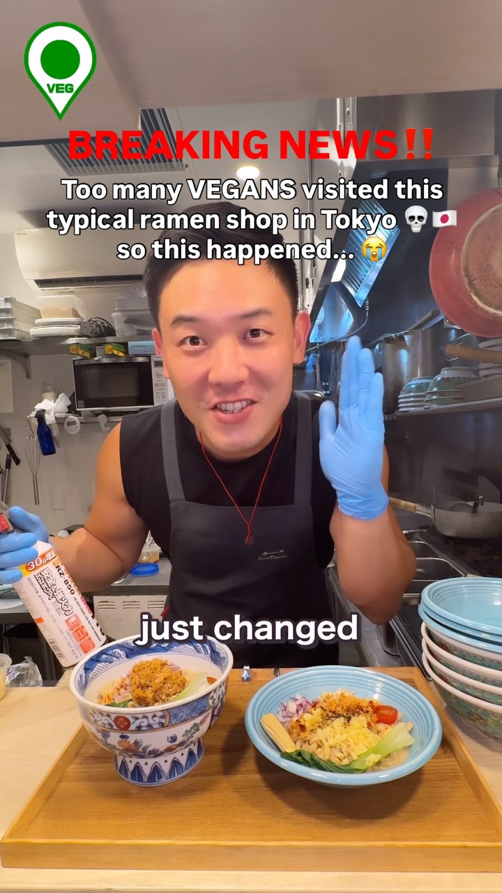 Tokyo Ramen Shop Offers Daily Vegan Noodles