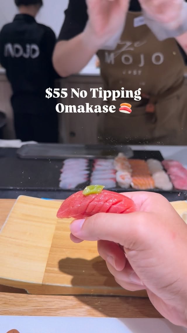 Mojo East Offers Affordable 13-Course Omakase Experience