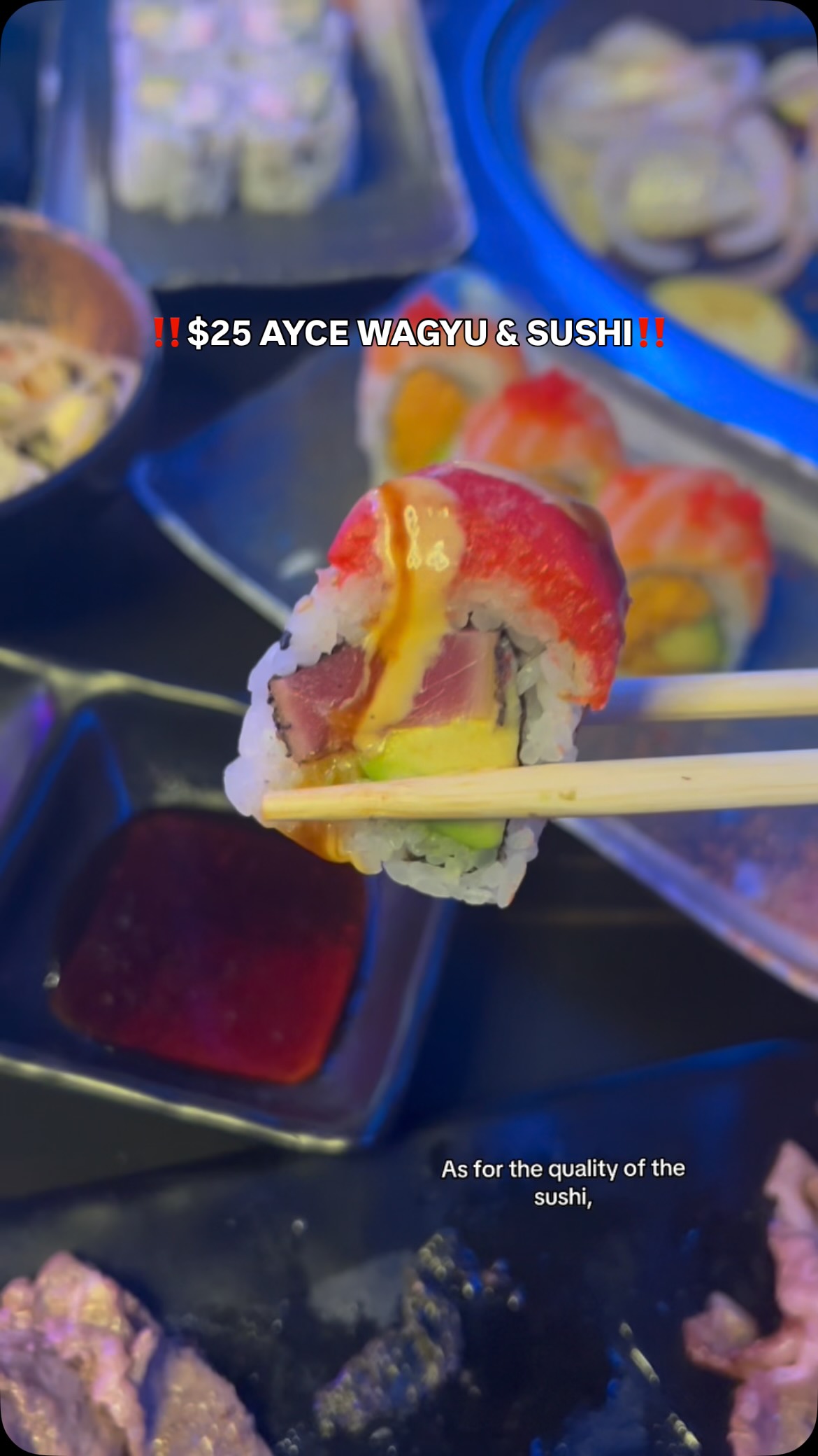 All-You-Can-Eat Wagyu & Sushi Lunch Special