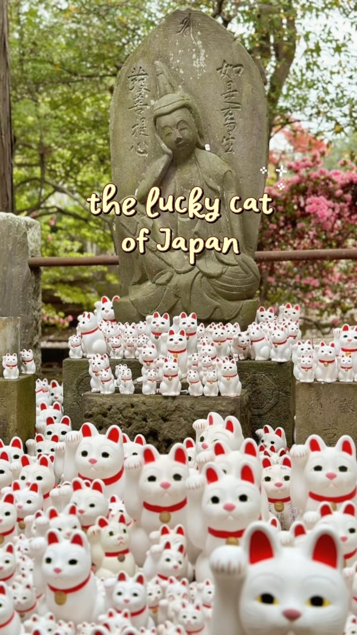 Tokyo's Cat Temple and Lucky Beckoning Figures