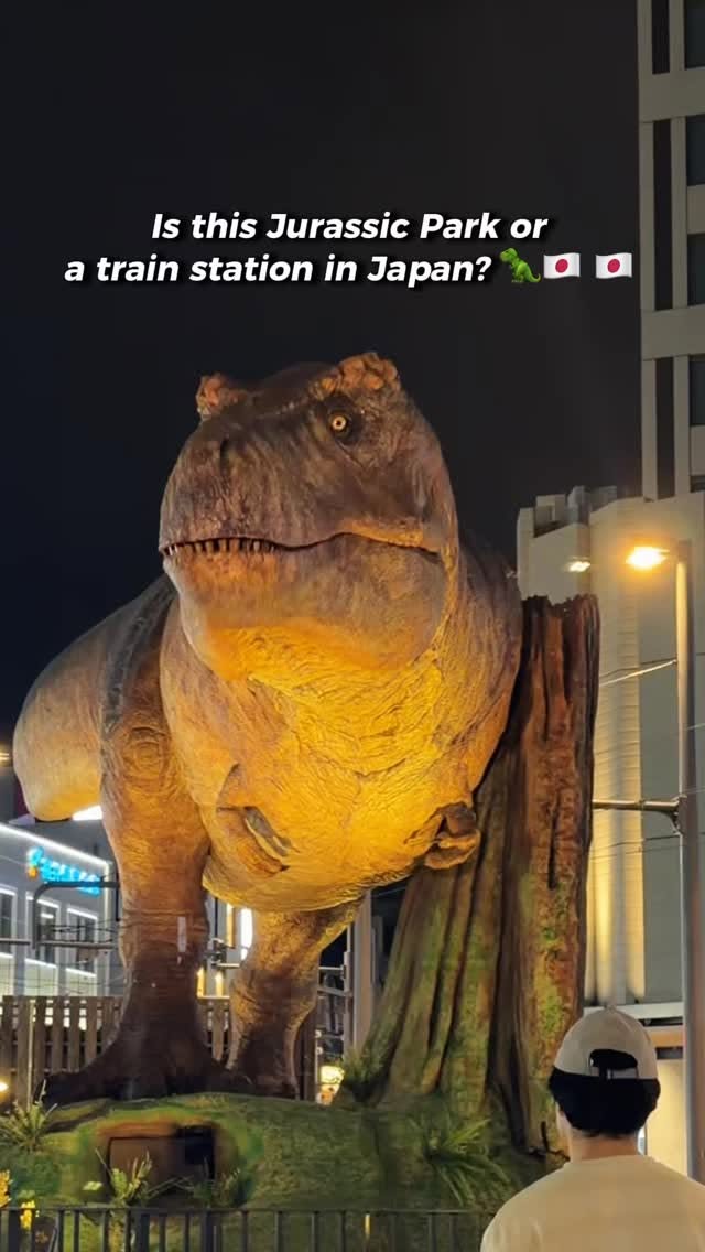 Dinosaur Animatronics Transform Fukui Station