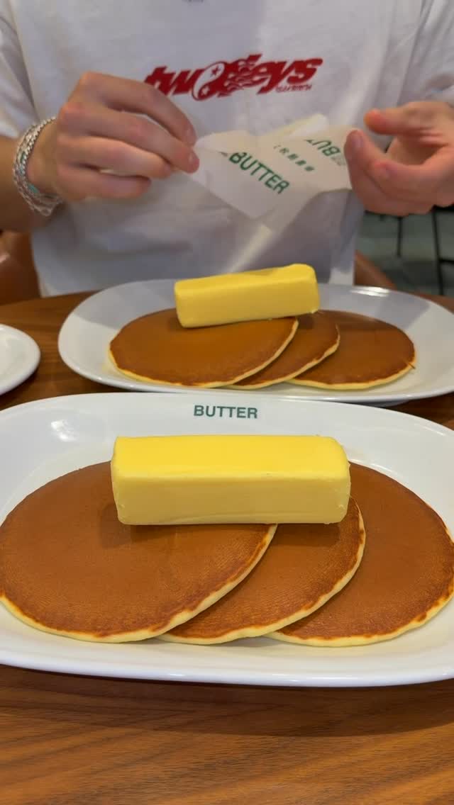 BUTTER Tokyo Pancakes With Full Stick Of Butter