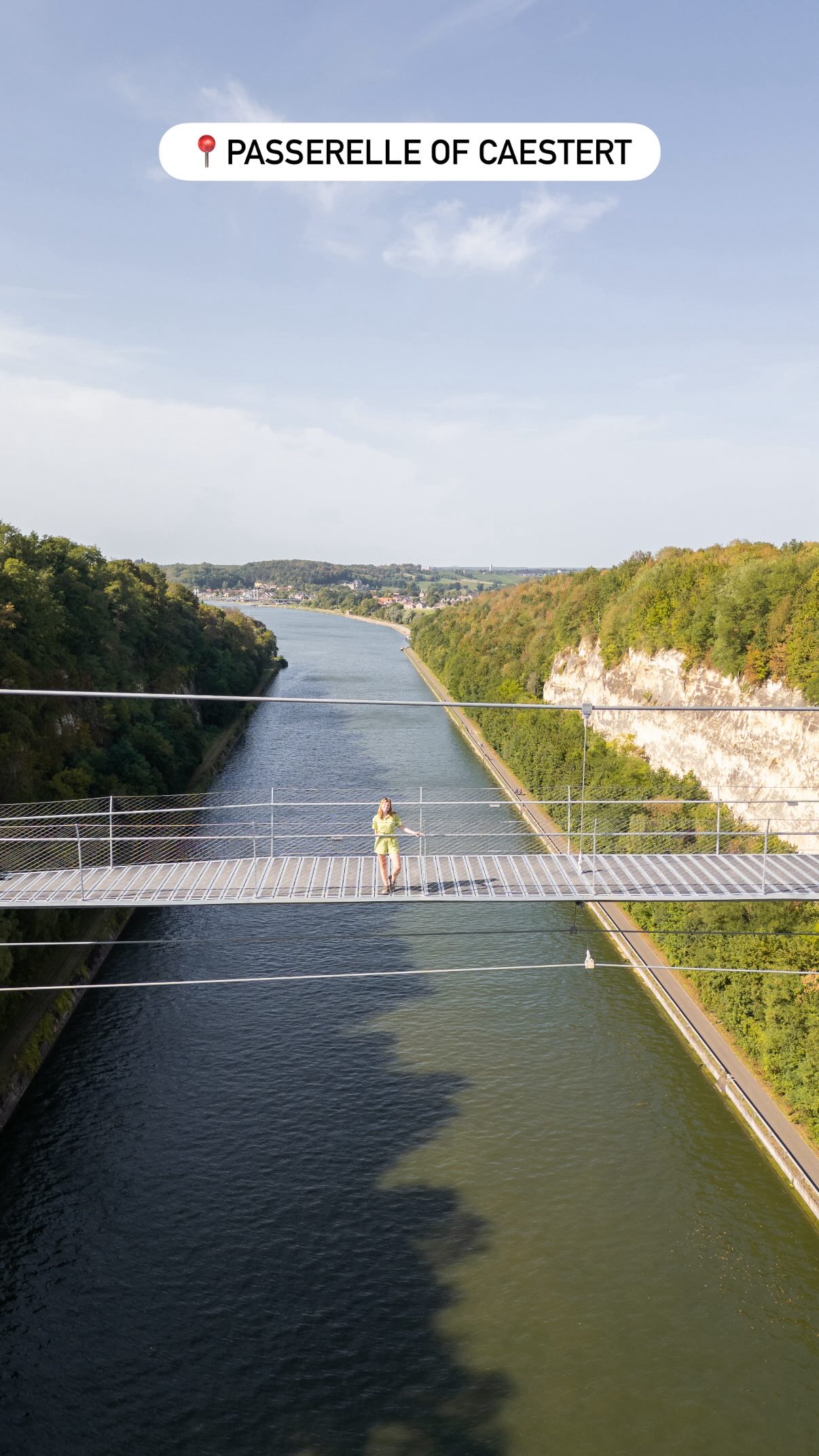 Belgian Suspension Bridge Offers Scenic Views