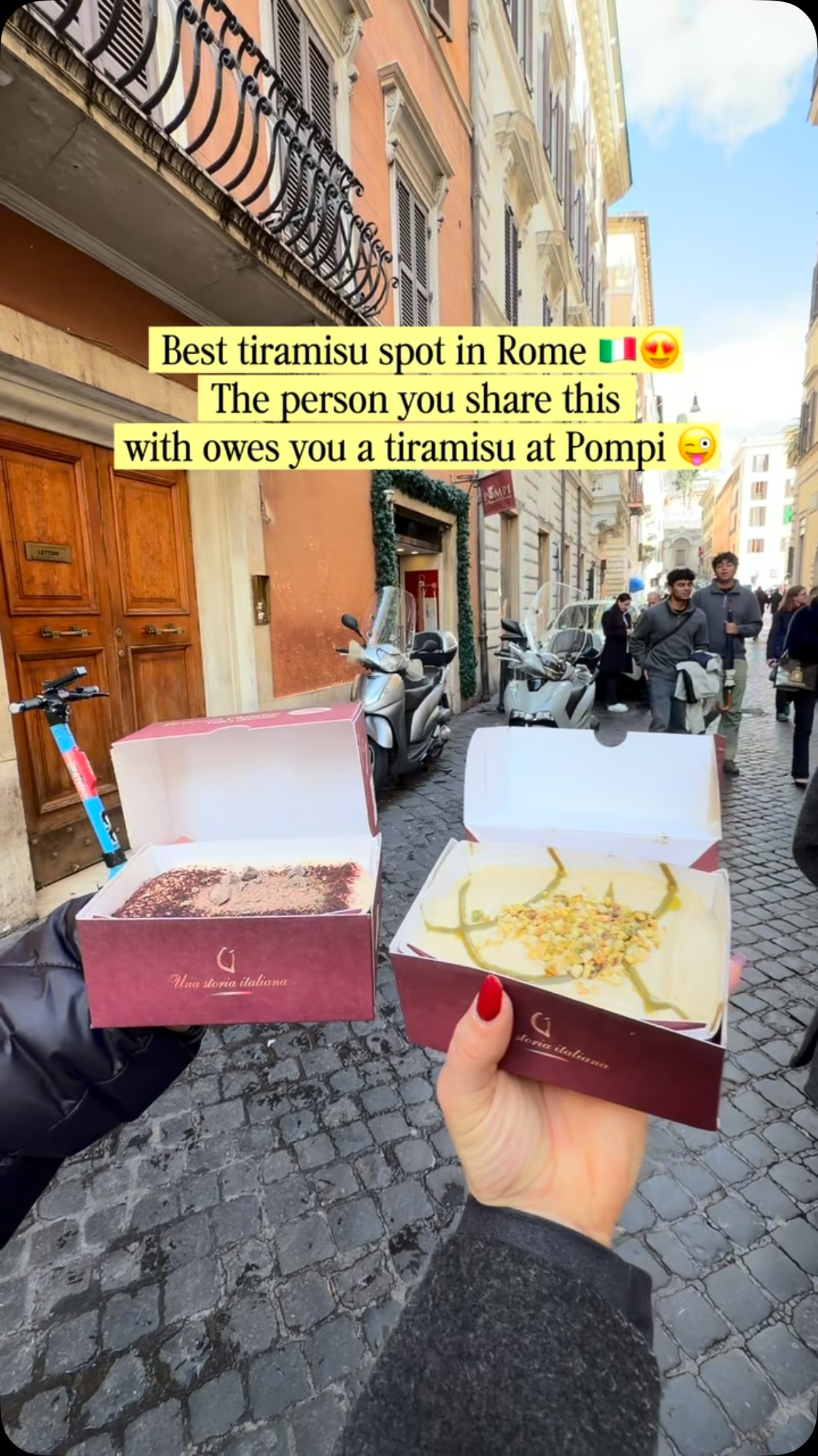Rome's Best Tiramisu Near Spanish Steps