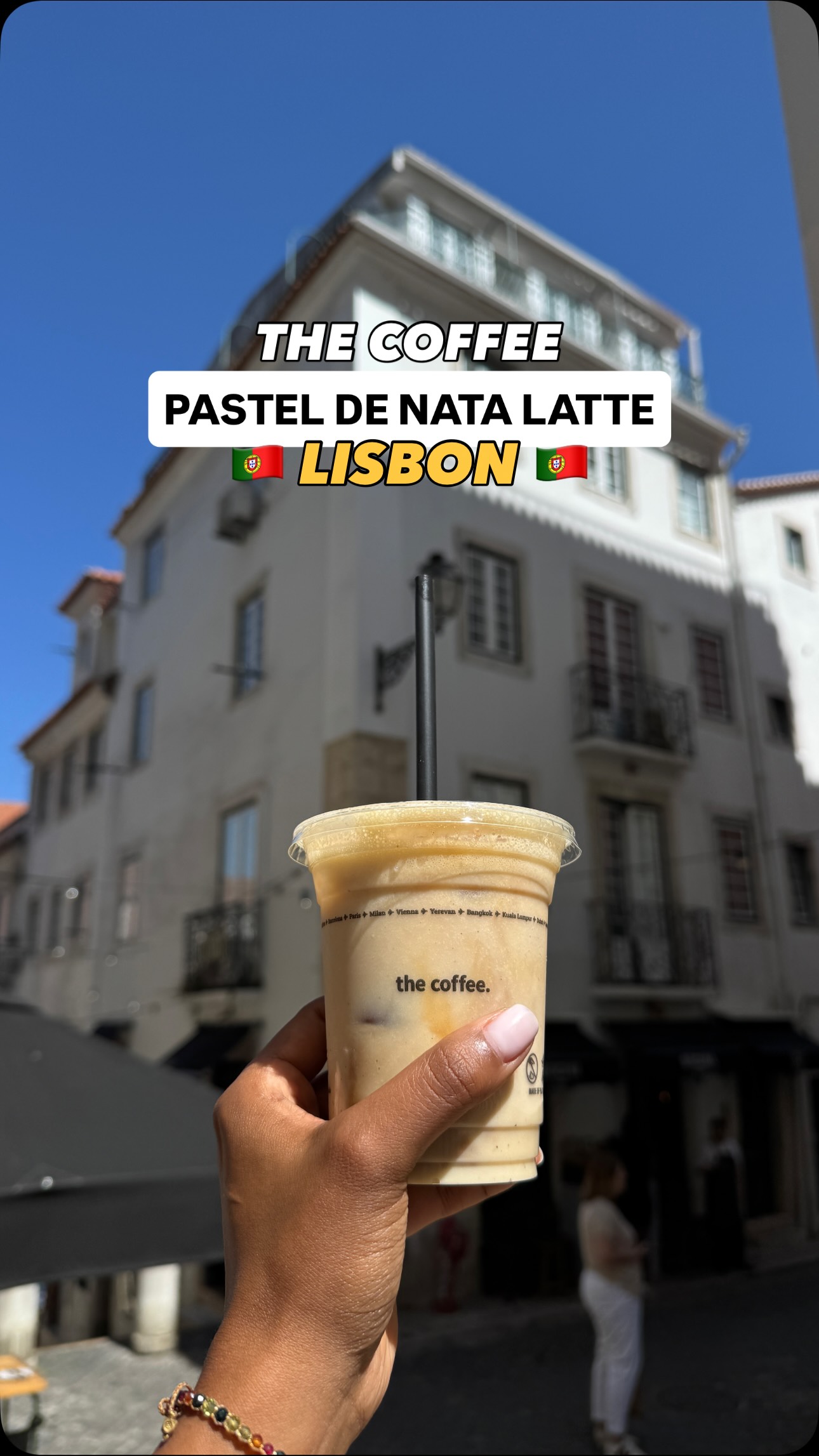 Lisbon Cafes Offer Unique Pastel de Nata Latte