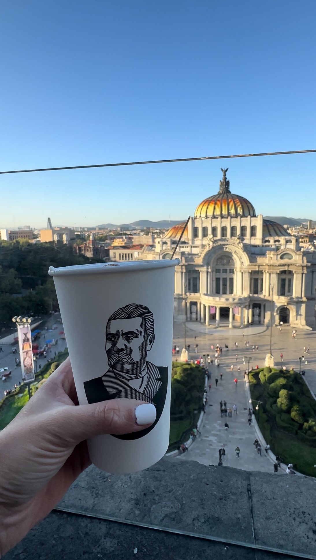 Rooftop Cafe Offers Stunning Views of Bellas Artes
