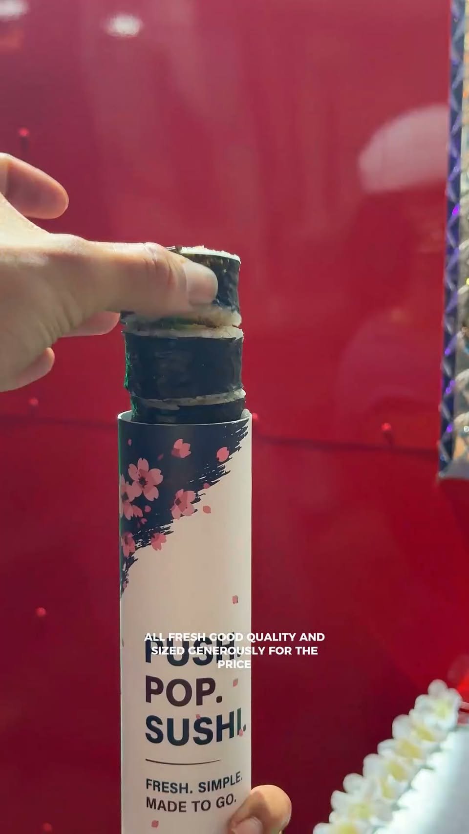 SuSushi's Unique Sushi Push Pops