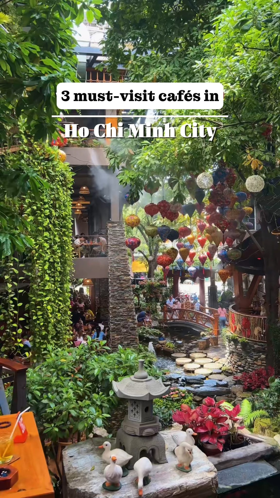 Ho Chi Minh City's Top Three Garden Cafes