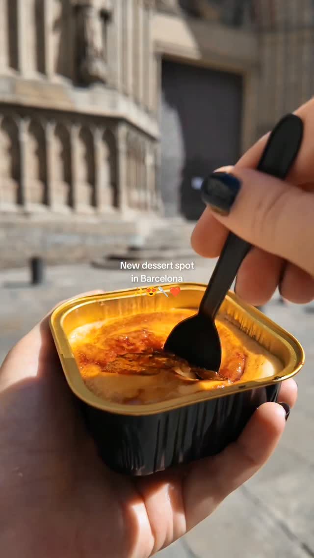 Barcelona's Fresh Crema Catalana Spot