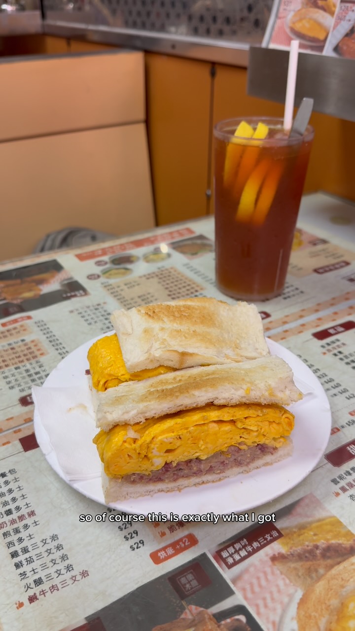 Gala Cafe's Signature Scrambled Egg Sandwich