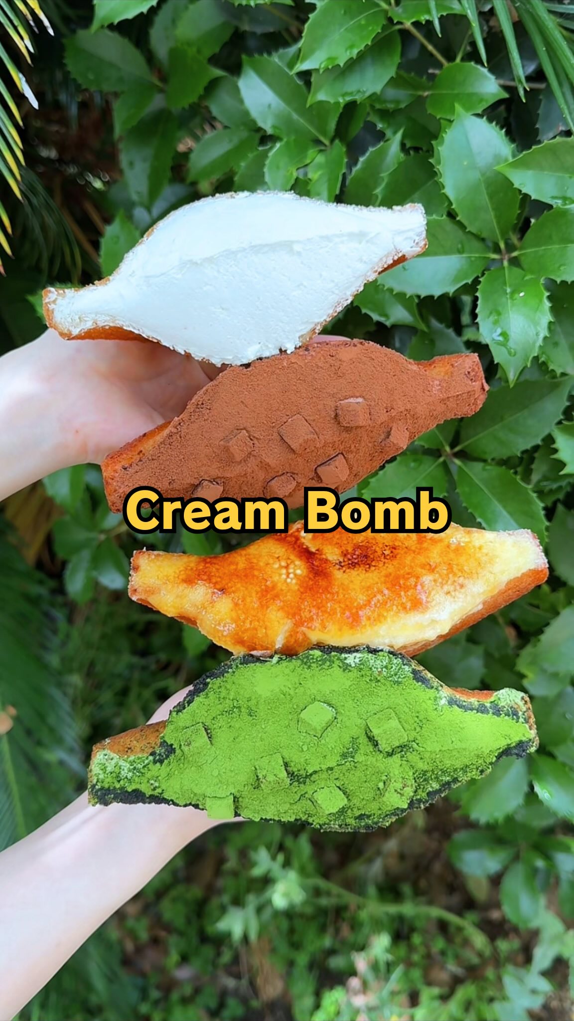 Ginza's Crispy Cream Bomb Fried Sandwiches