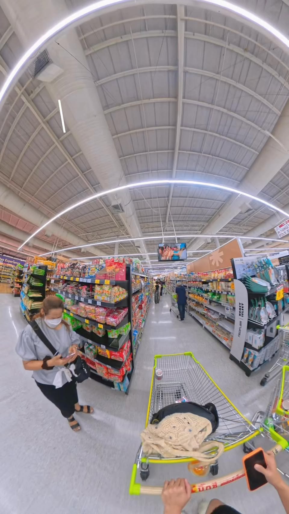 Thai Supermarket Shopping and Cultural Exploration