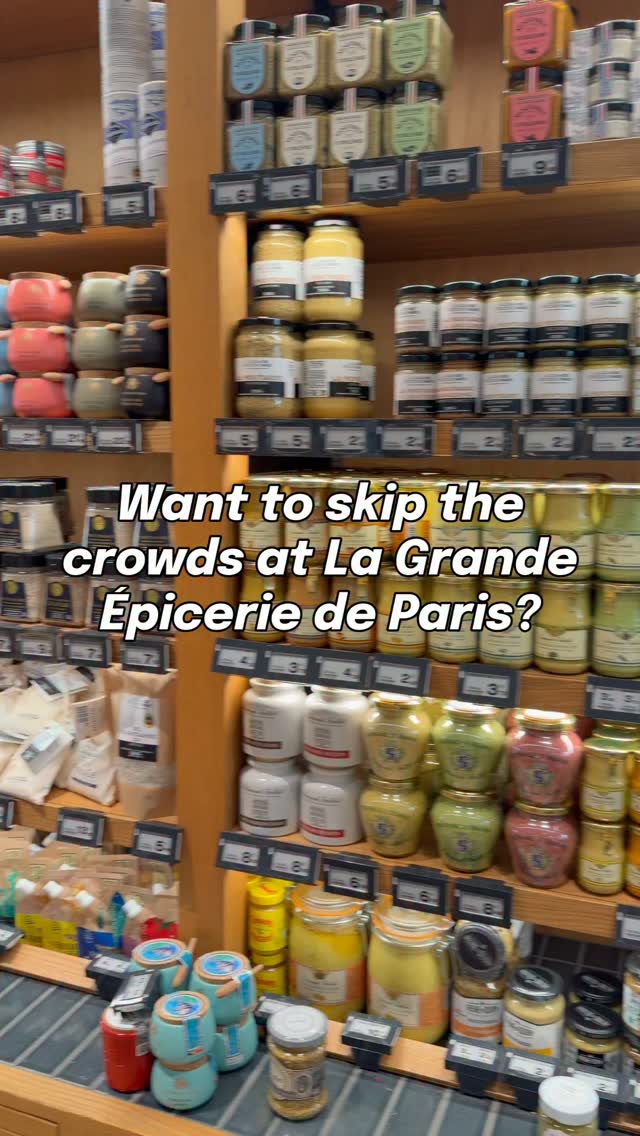 Parisian Food Hall With Fewer Crowds