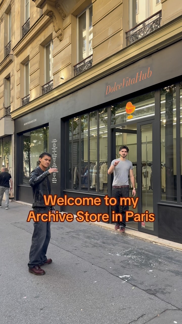 Designer Vintage Archive Store in Paris