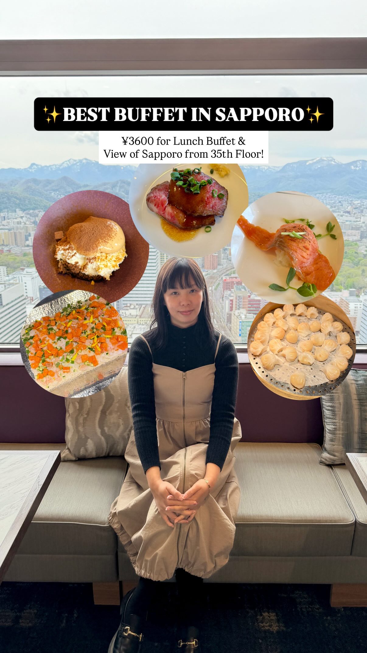 All-You-Can-Eat Dinner With Panoramic Views In Sapporo