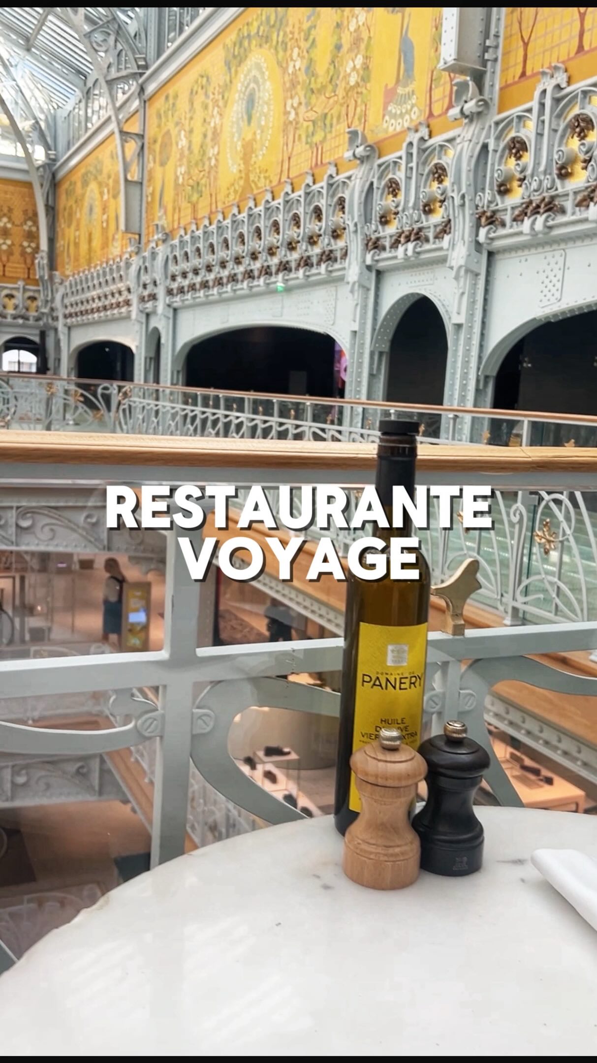 Paris Department Store Dining With Belle Époque Architecture
