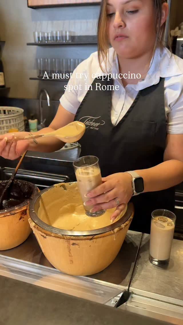 Historic Roman Cafe Serves Classic Cappuccinos