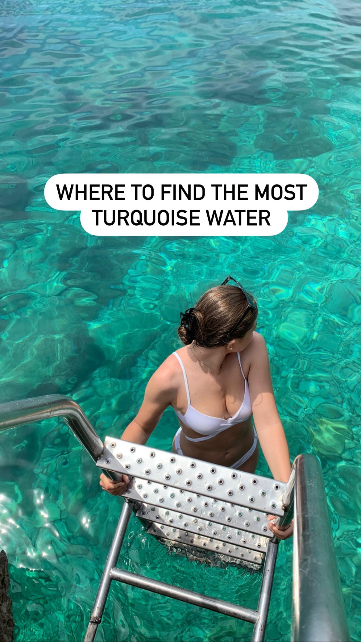 Hidden Turquoise Waters Near Sveti Jakov Beach