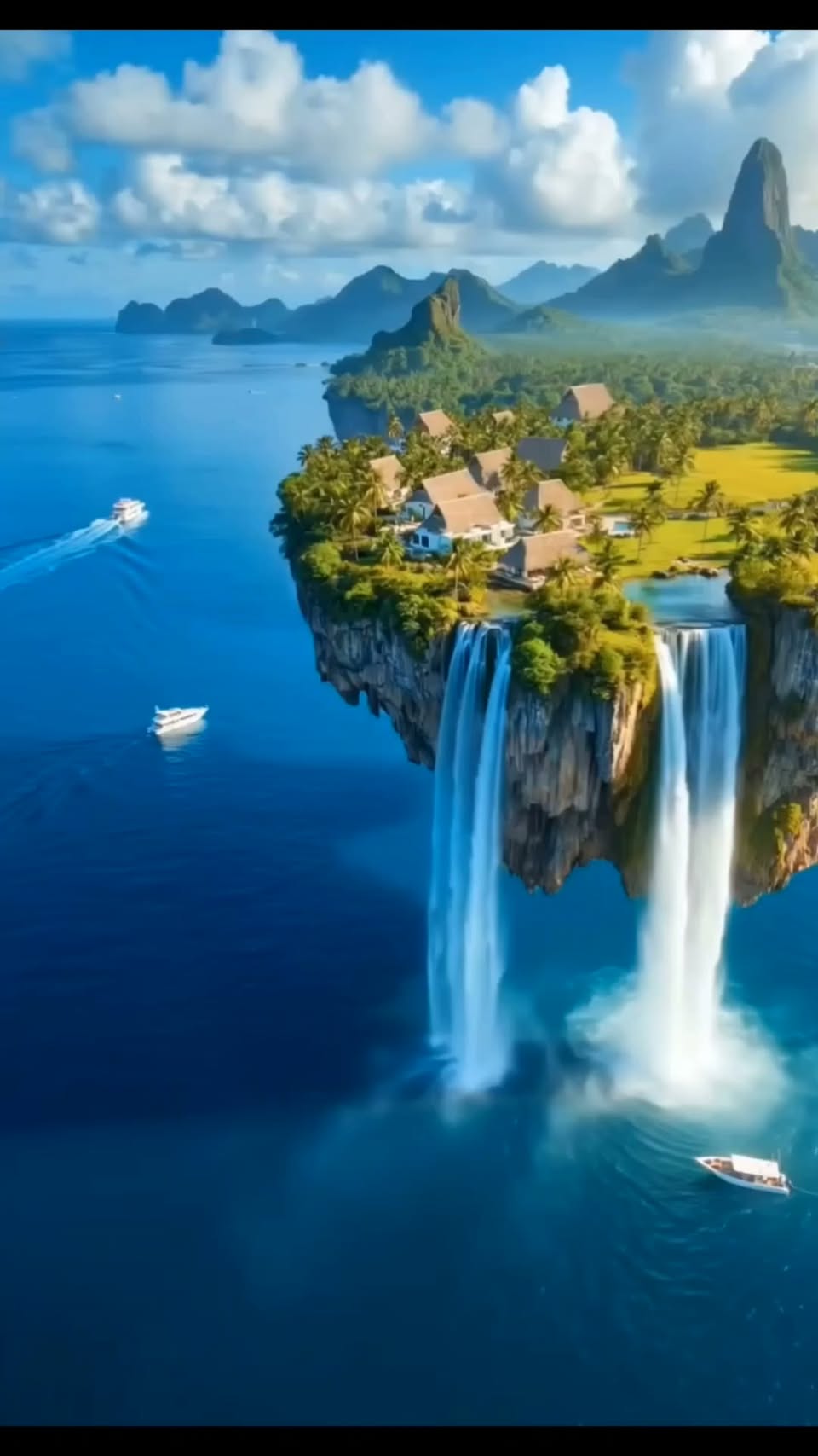 Scenic Roads and Ocean Waterfalls
