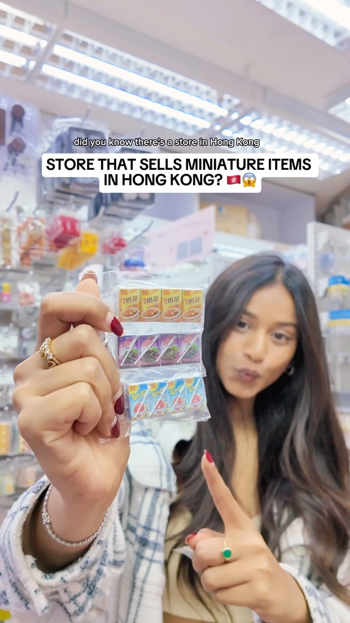 Hong Kong Miniature Shop Sells Tiny Goods