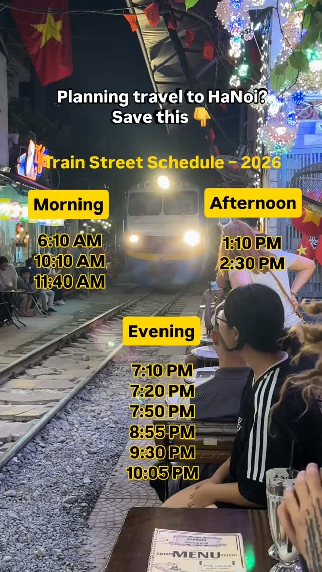Hanoi Train Street Visiting Guide And Schedule