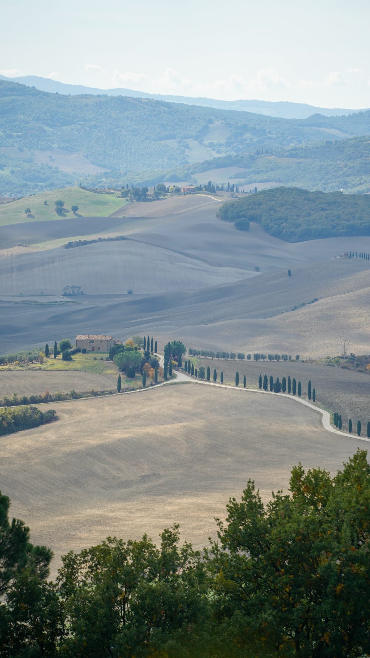 Tuscan Towns And Countryside Views