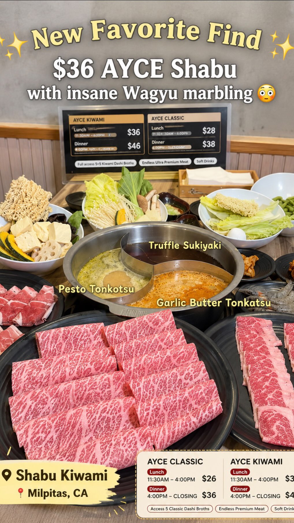 All-You-Can-Eat Wagyu Shabu-Shabu at Kiwami