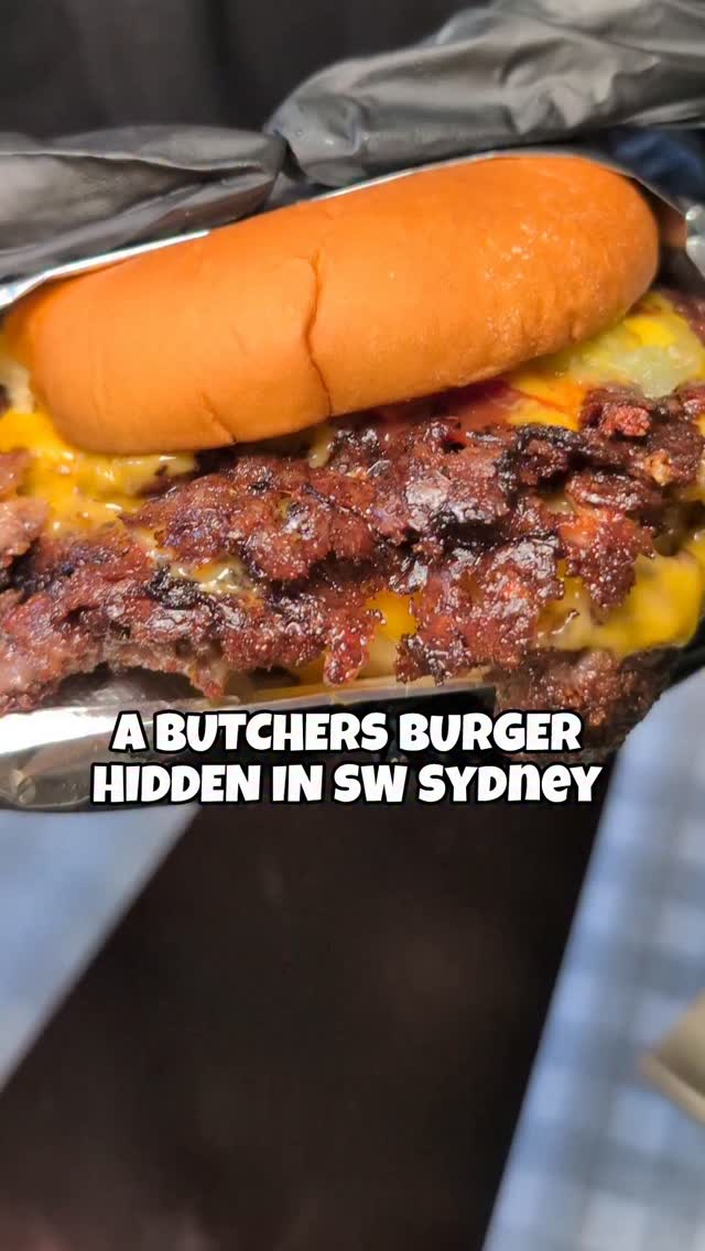 Sydney Butchers Serve Unique Crocodile Smash Burgers